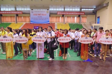 Đoàn thể thao TĐC tham gia Giải Thế thao Bộ KH&CN qua ảnh